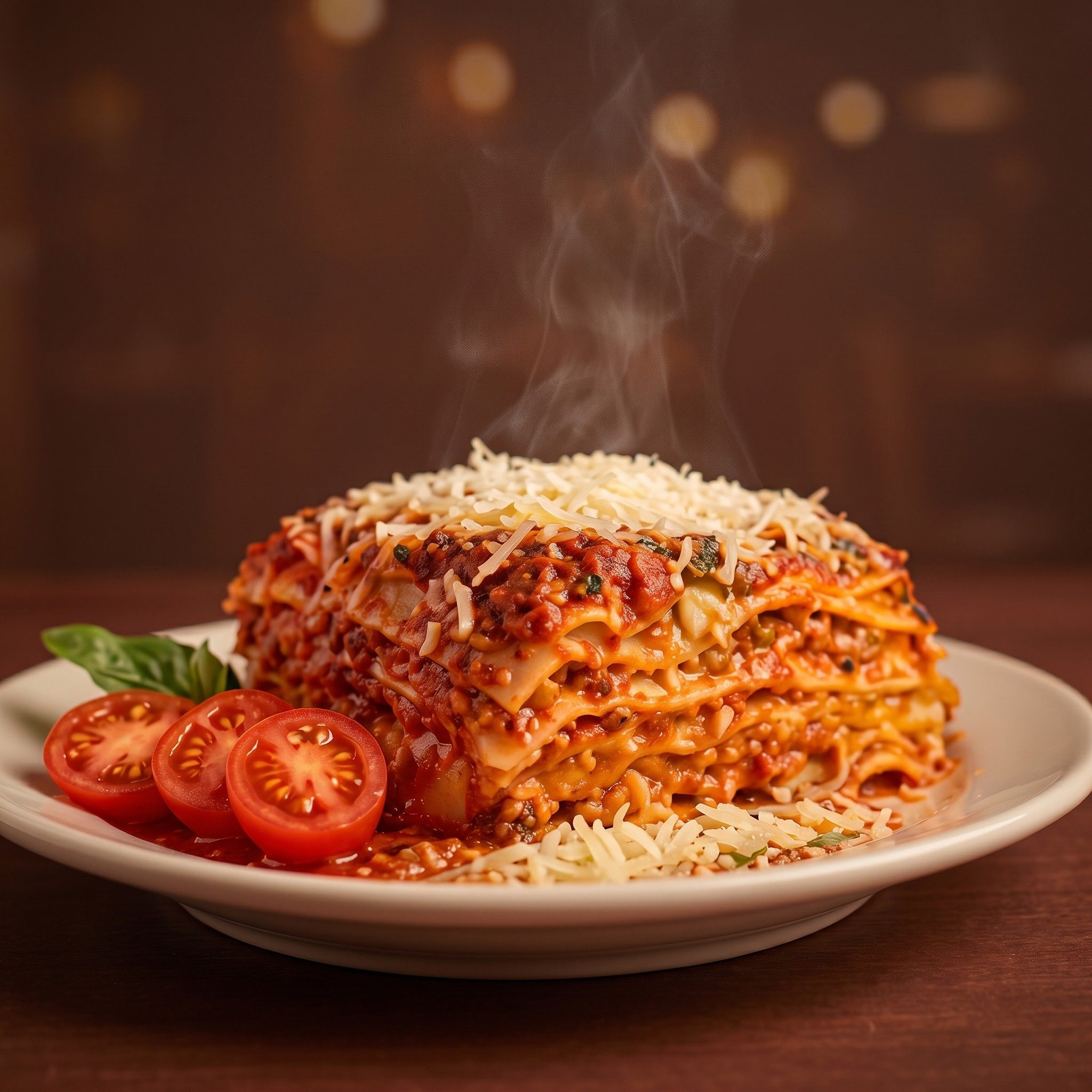 Homemade Beef Lasagna.