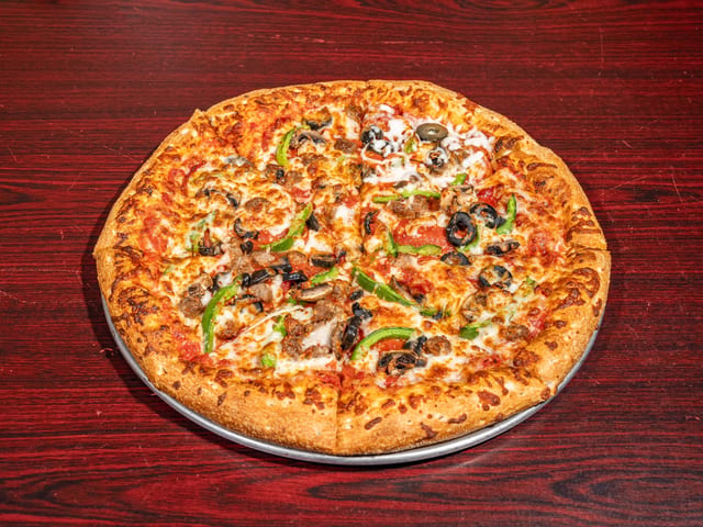 BBQ Chicken Pizza.